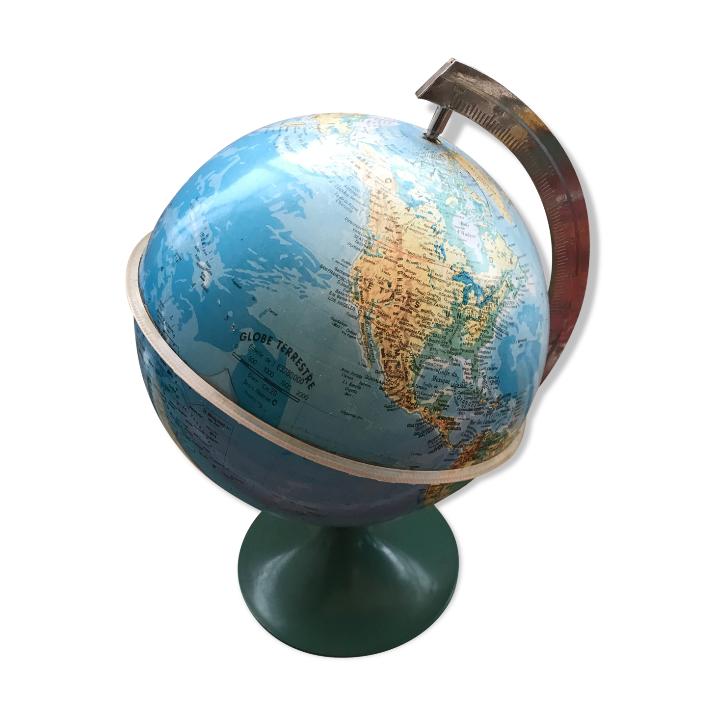 Former earth globe