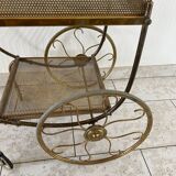 Desserte / bar roulant en laiton de Josef Franck pour Svenskt Tenn Suede annee 50/60