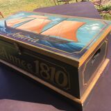 Painted wooden chest "Améria 1810"
