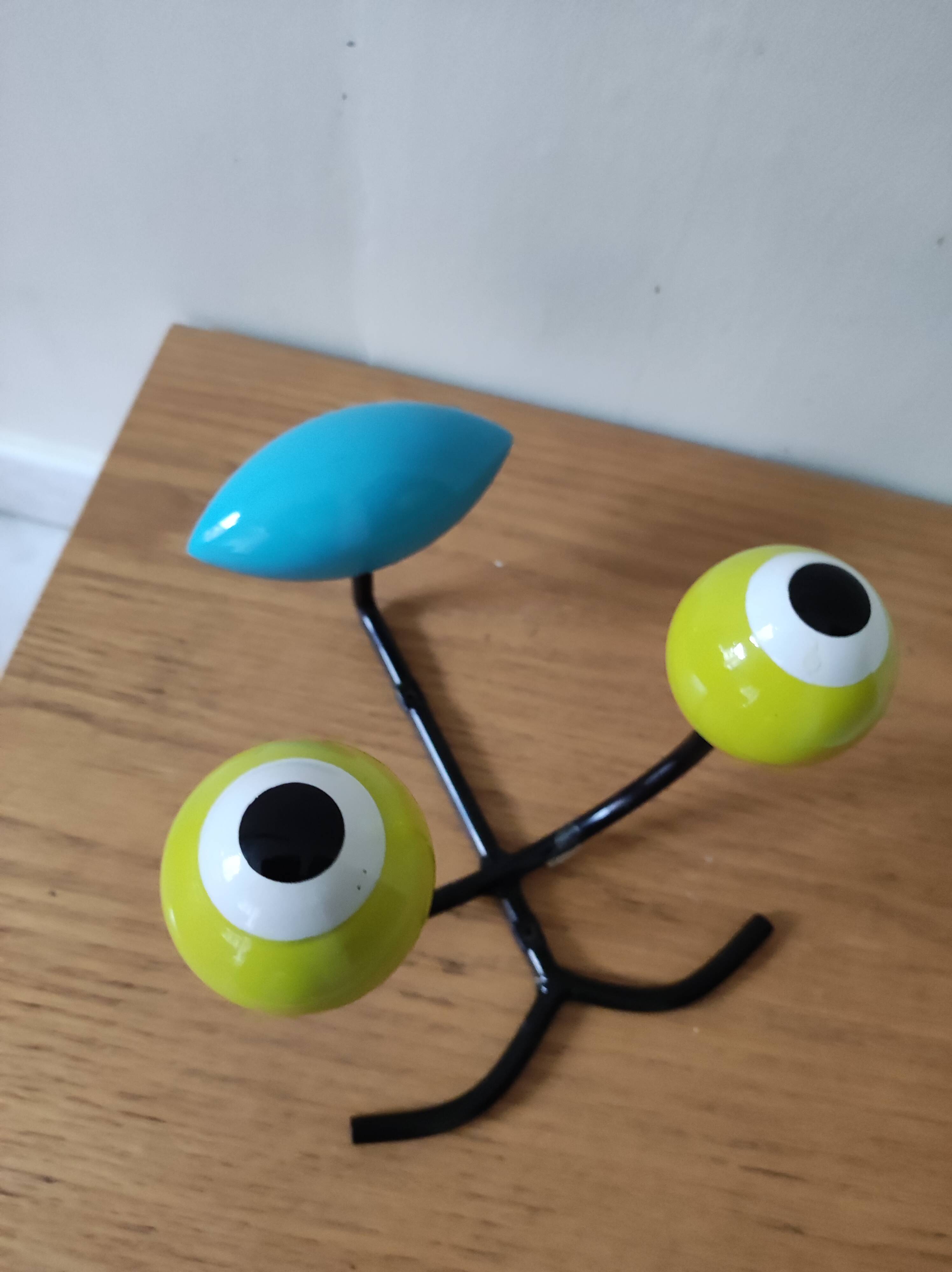 Cloakroom coat holder wall hook tuxedo 60 s