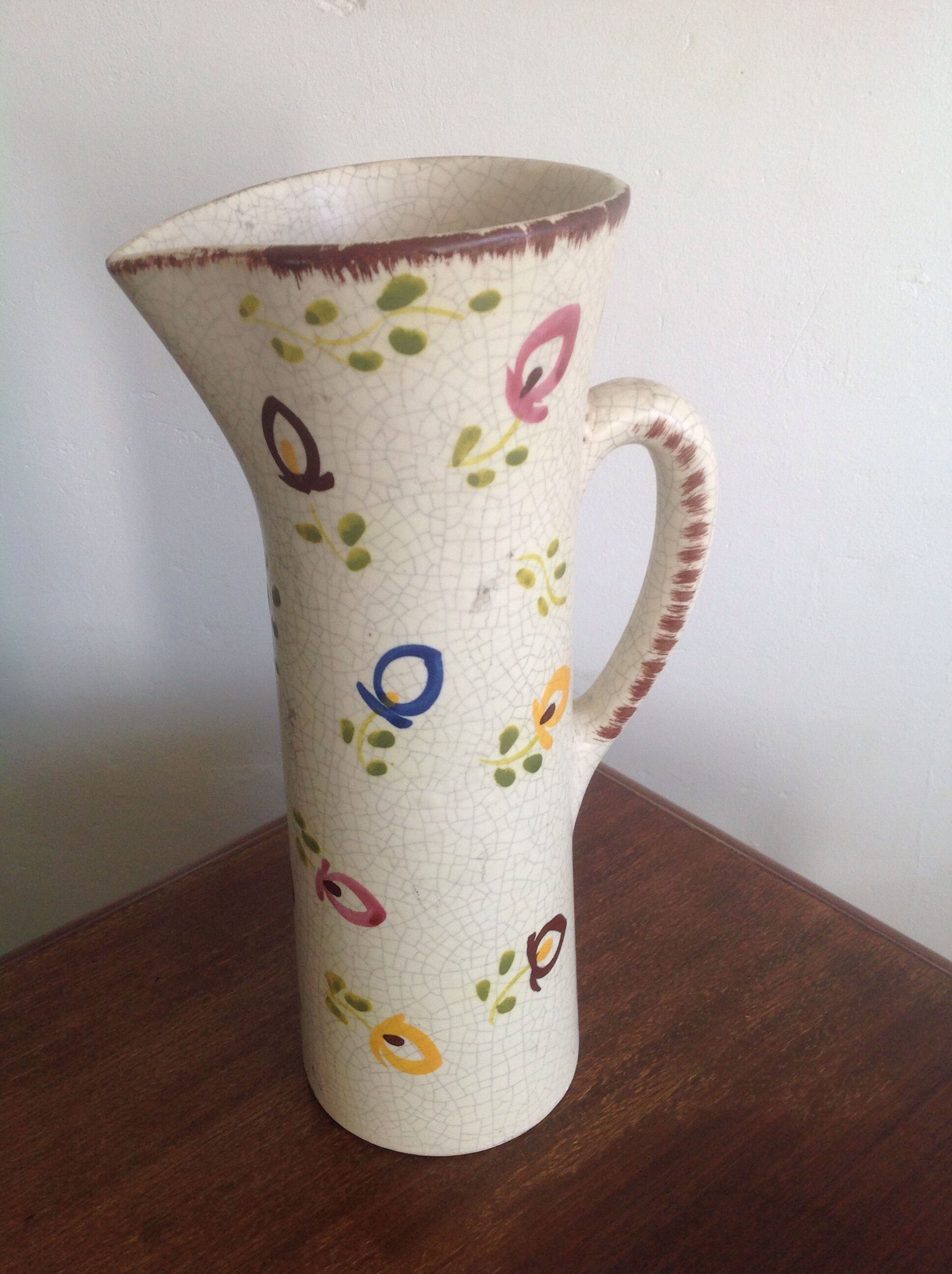 Pitcher ceramic vintage