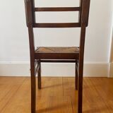 Pierre Cruège straw chair 1950s