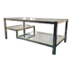 Vintage gold and silver coffee table