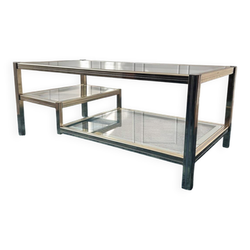 Vintage gold and silver coffee table