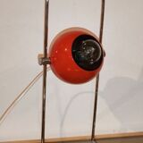 Lampe à poser vintage 1980 eyes ball red