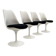 Set of 4 Tulip swivel chairs by Eero Saarinen for Knoll, 1960