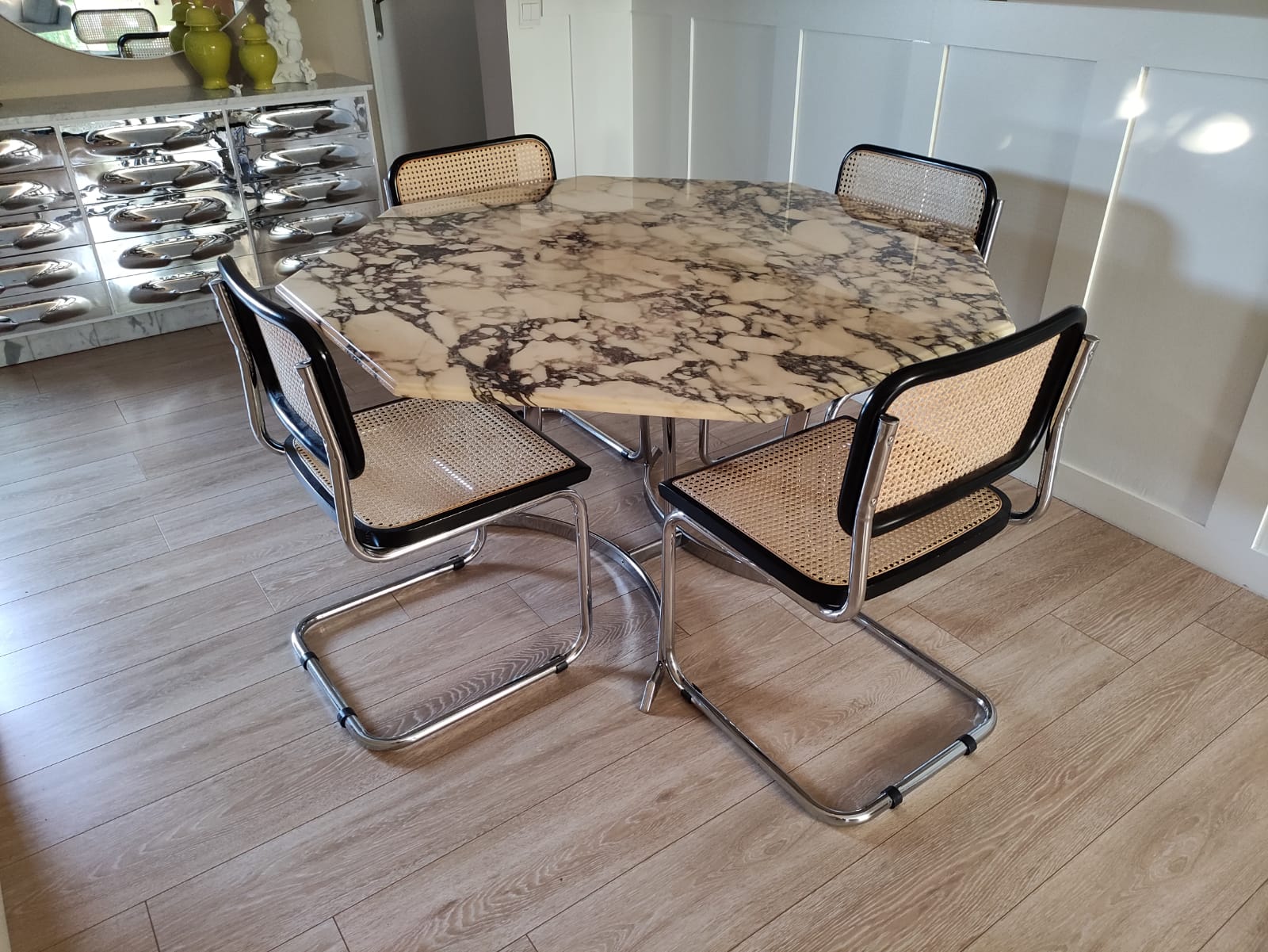 Marble dining table 70s