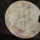 Table basse rode de salon marbre onyx et bronze