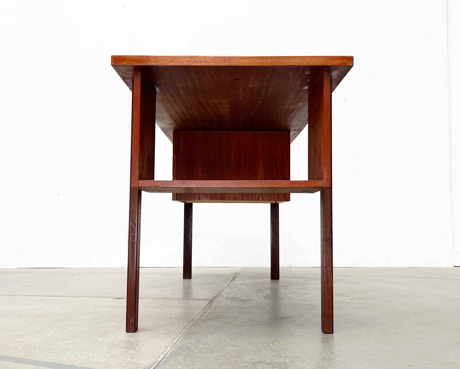 Mid-century modern teak desk by Asko Finland, 1960s.