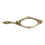 Brass hand mirror 1950