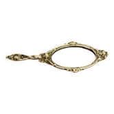 Brass hand mirror 1950