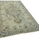 Handwoven turkish 1980s 167 cm x 262 cm blue rug