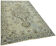 Handwoven turkish 1980s 167 cm x 262 cm blue rug