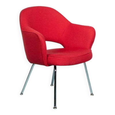 Chaise exécutive Knoll Saarinen des années 1960, époque spatiale.