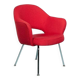 Chaise exécutive Knoll Saarinen des années 1960, époque spatiale.