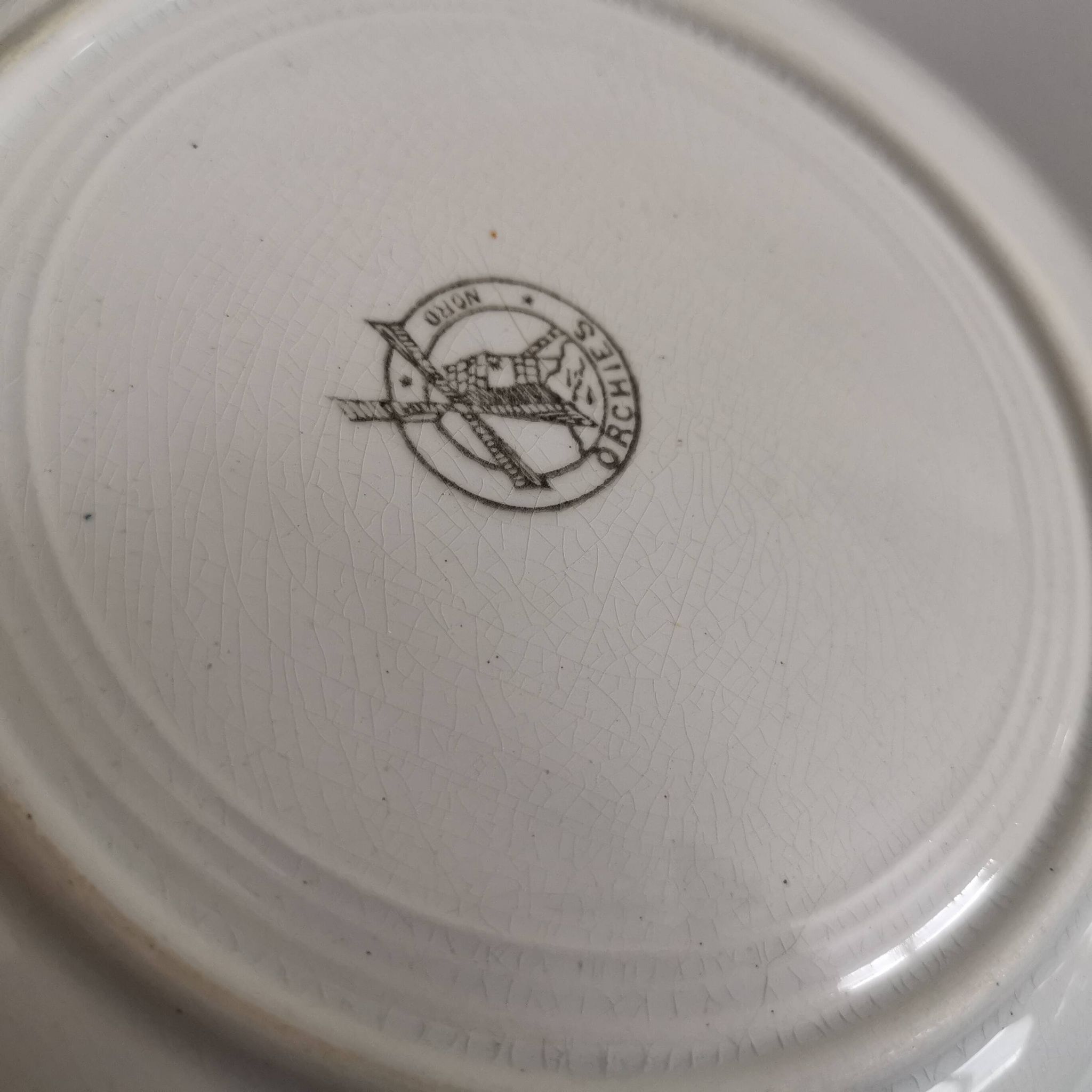 Earthenware soup plates, Moulin des Loups Orchies
