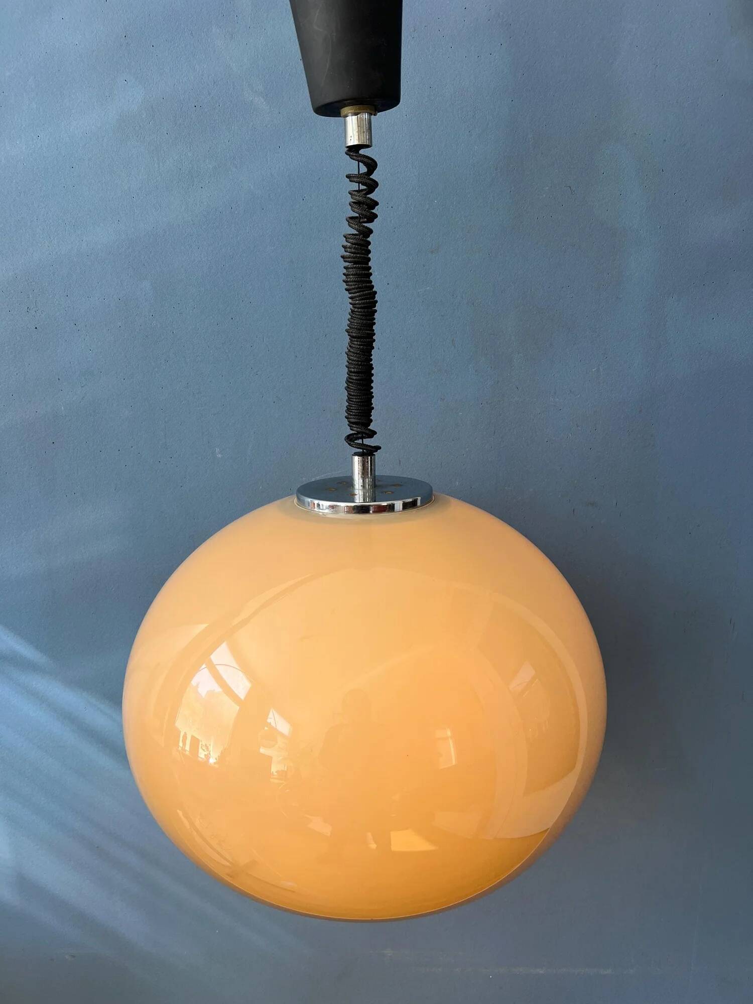 Vintage Dijkstra Space Age Mushroom Pendant Lamp