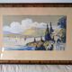 Framed watercolor