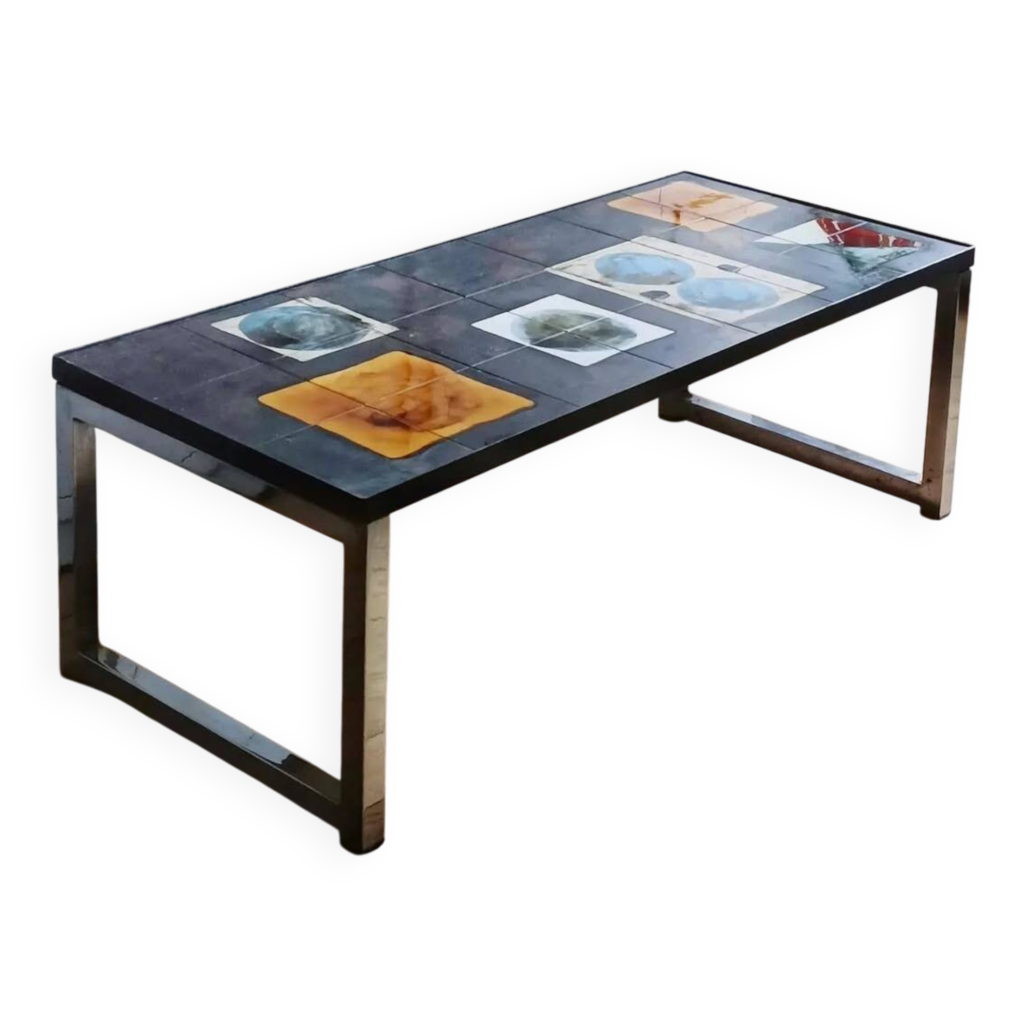 Belarti chrome ceramic coffee table