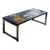 Belarti chrome ceramic coffee table