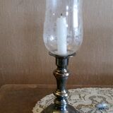 Photophore crystal Baccarat and silver metal