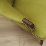 Green armchair, Danish design, 1970s, production: Denmark