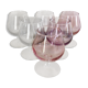 Set de 6 verres à cognac irisés