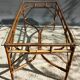 Table en rotin vintage