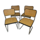 Suite 4 chaises cesca b32 Marcel Breuer 1970/1980