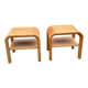 Mid-century Danish Brutalist bedside tables by Villy Nørgaard, 1984, set of 2