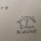 Antique soup tureen in Badonviller earthenware.