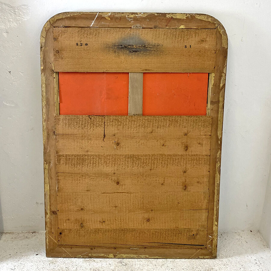 Louis Philippe mirror in wood and varnished stucco