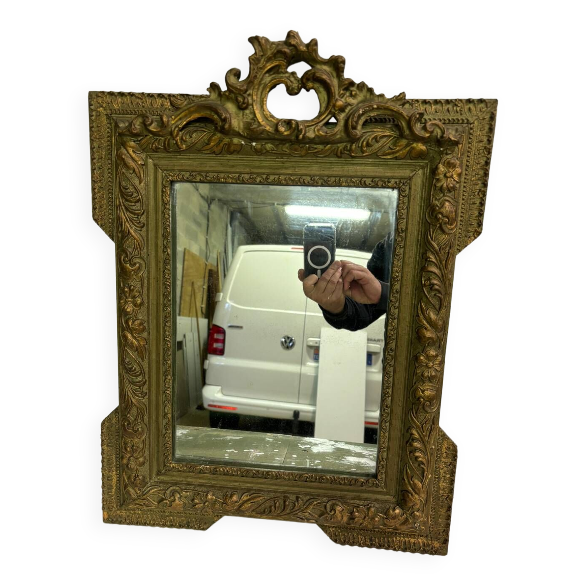 Small old mirror