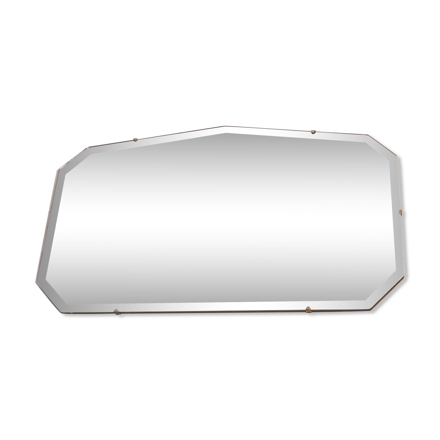 Beveled mirror 50s 69 x 40 cm