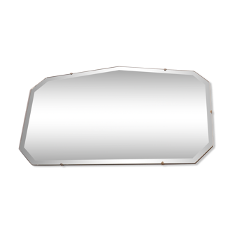 Beveled mirror 50s 69 x 40 cm