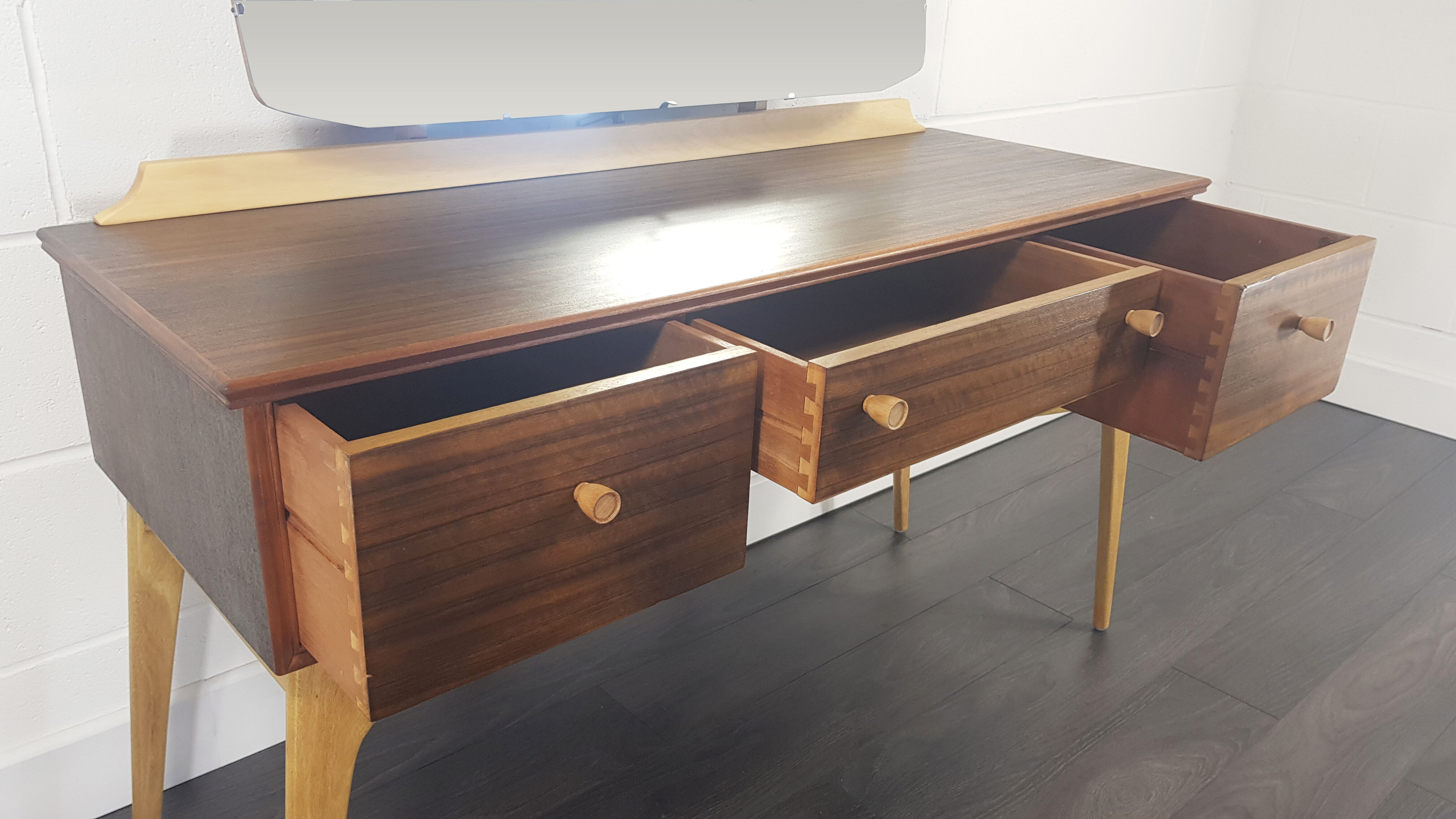 Vintage dressing table by alfred cox for ac furniture, 1950s