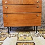 Small sideboard 2 drawers 2 doors year 1960 vintage