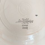 Hollow plates in Sarreguemines porcelain model 5049