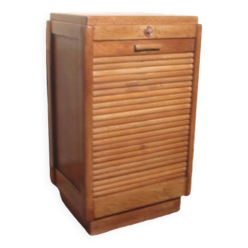 Oak furniture with roll holder from the 1950s