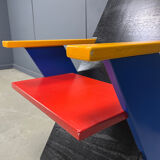 Colourful postmodern armchair, 1980s