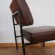 Paire de chauffeuse skaï 70's