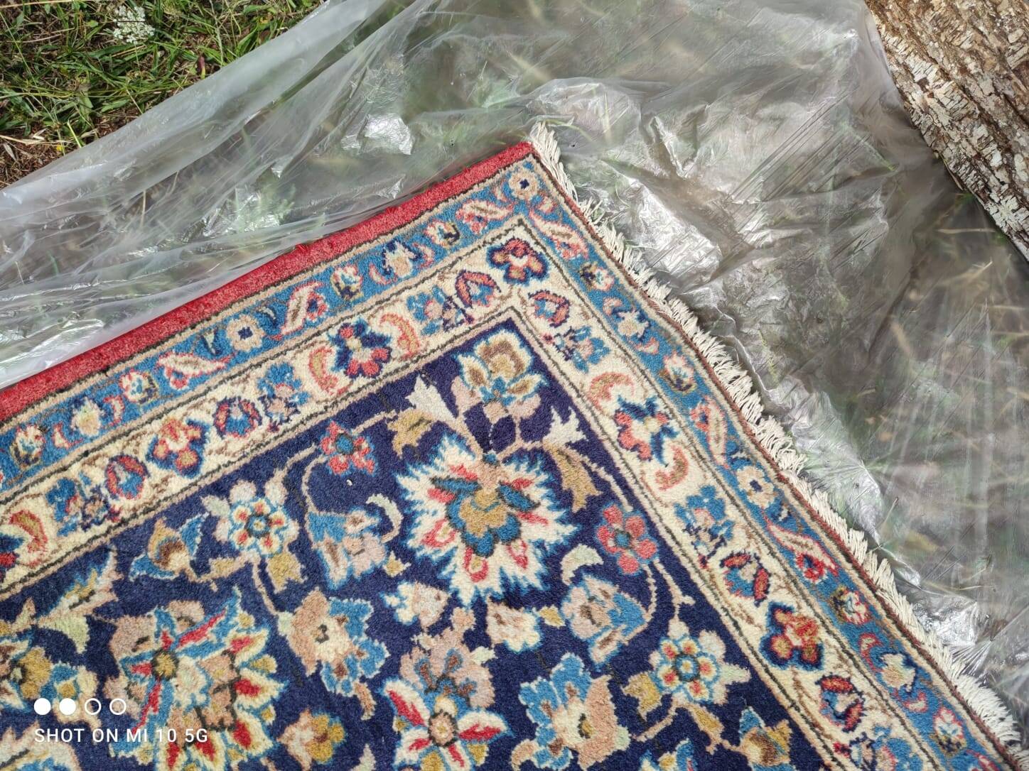 Exceptional vintage Kerman Persian carpet, hand-knotted in wool - 290 x 40.
