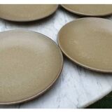 8 large stoneware plates