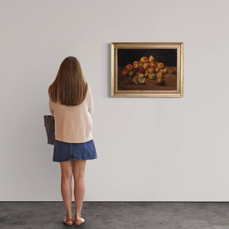 20th century French painting, still life with fruit