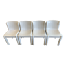 Lot de 4 chaises 4875 par Carlo Bartoli pour Kartell - Italie 1972