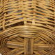 Basket has handles, braided vintage