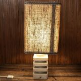1970 travertine lamp