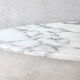Coffee table wood & marble 60