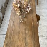 XL farmhouse table in beech and pine 3m