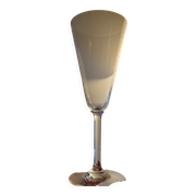3 signed Baccarat crystal champagne flutes MUM model - 18.7 cm